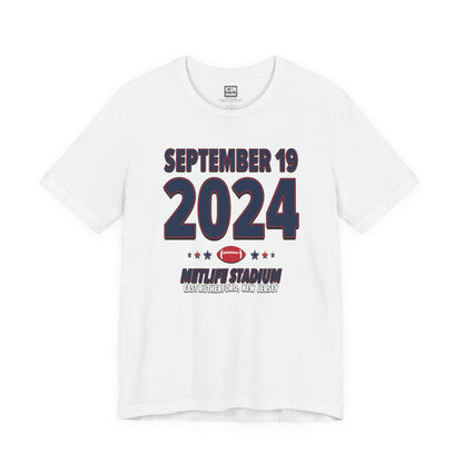 New England Football – September 19, 2024 – Origin Tee (Black & White)