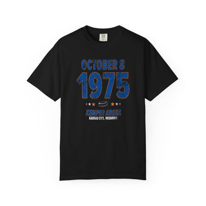 New York Hockey – October 8, 1975 – Comfort Colors (Black & White)