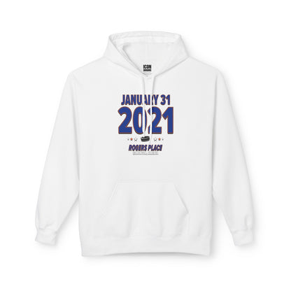 Edmonton Hockey – January 31, 2021 – Hoodie (Black & White)