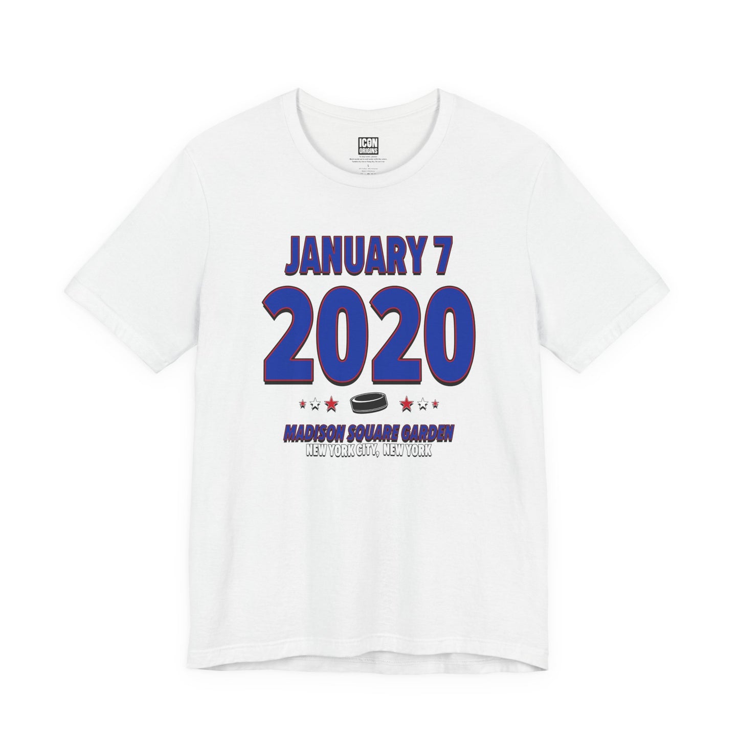 New York Hockey – January 7, 2020 – Origin Tee (Black & White)