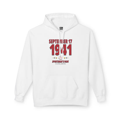 St. Louis Baseball – September 17, 1941 – Hoodie (Black & White)
