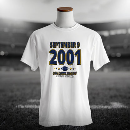 San Diego Football – September 9, 2001 – Origin Tee (Black & White)