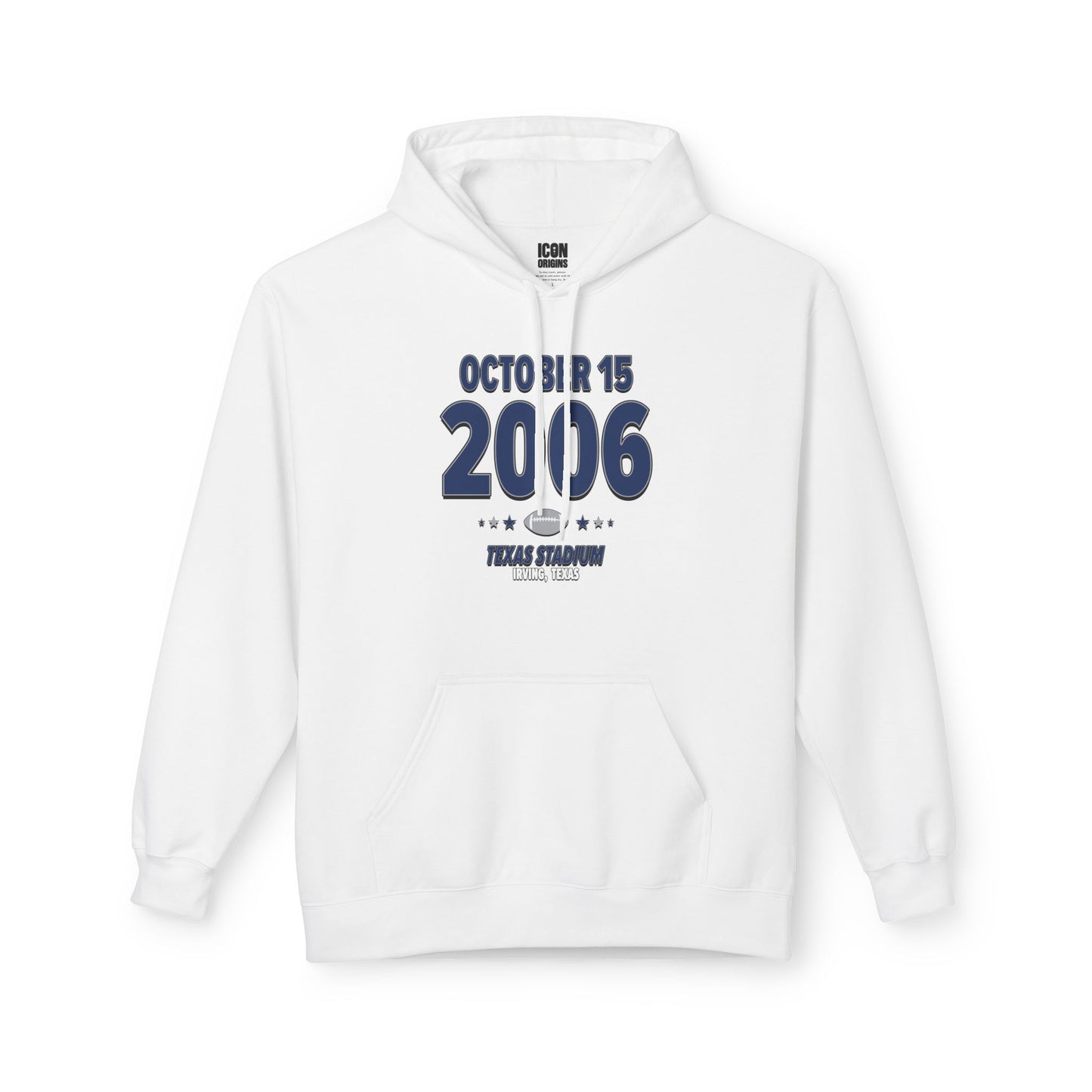 Dallas Football – October 15, 2006 – Hoodie (Black & White)