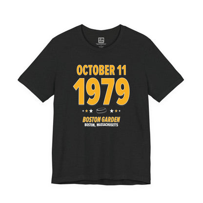 Boston Hockey – October 11, 1979 – Origin Tee (Black & White)