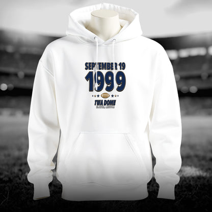 St. Louis Football – September 19, 1999 – Hoodie (Black & White)