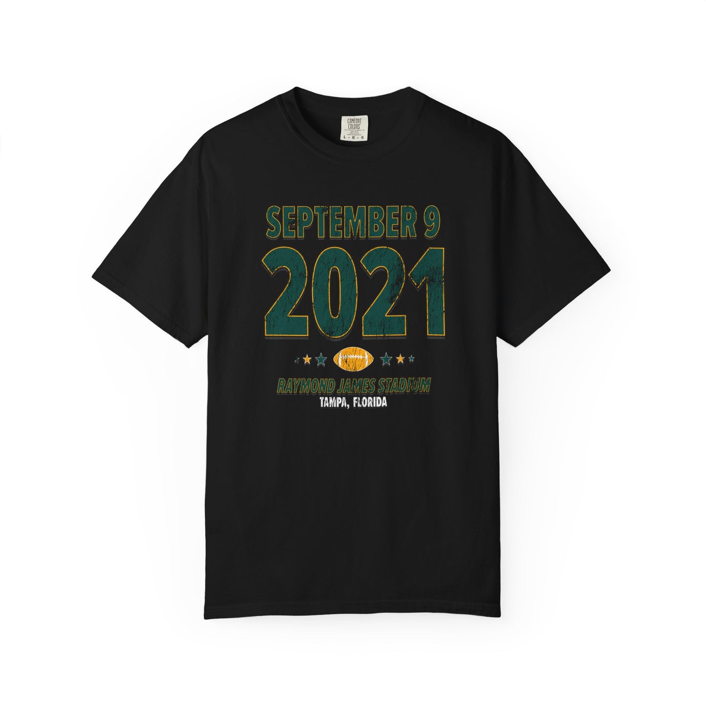 Green Bay Football – September 9, 2021 – Comfort Colors (Black & White)