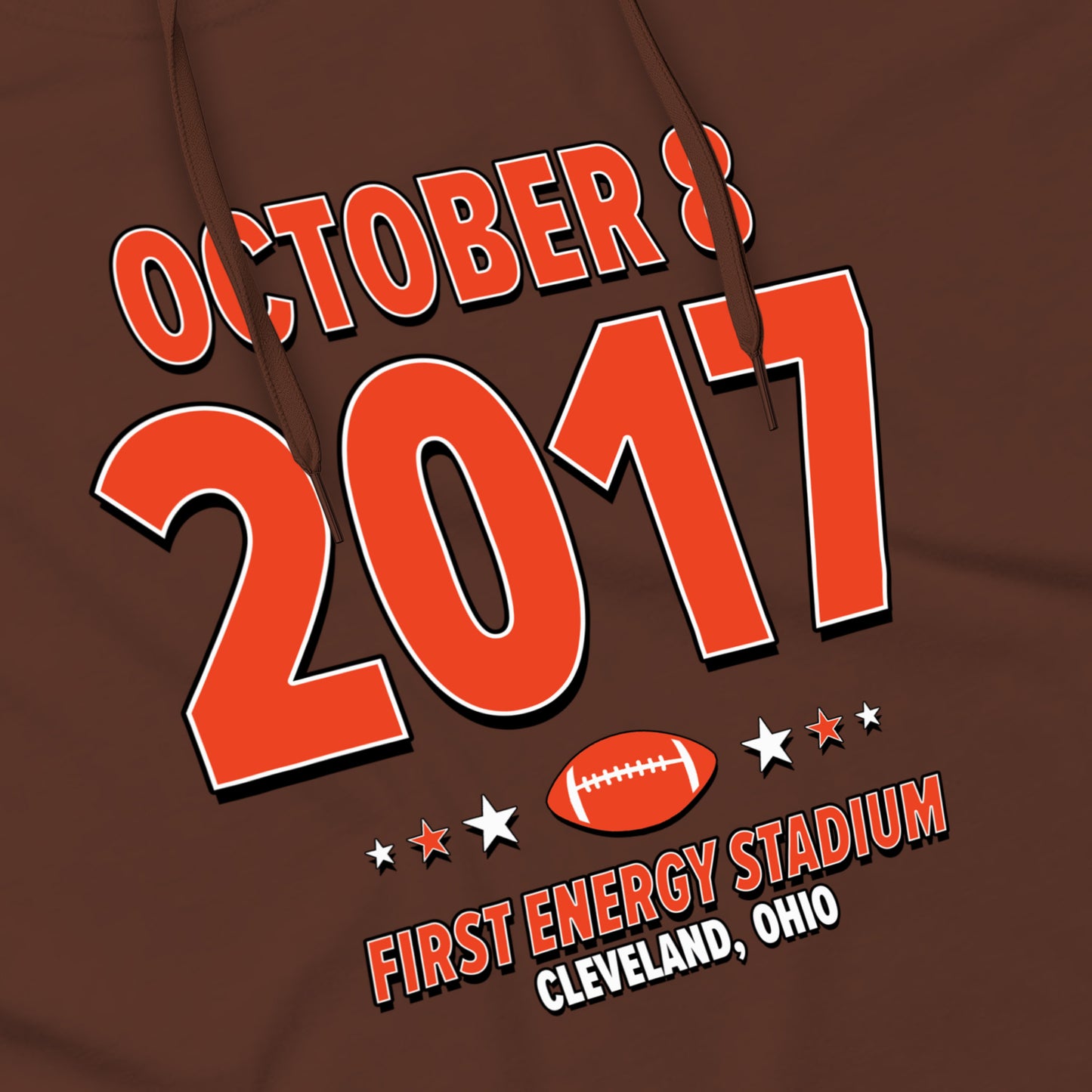 Cleveland Football – October 8, 2017 – Hoodie