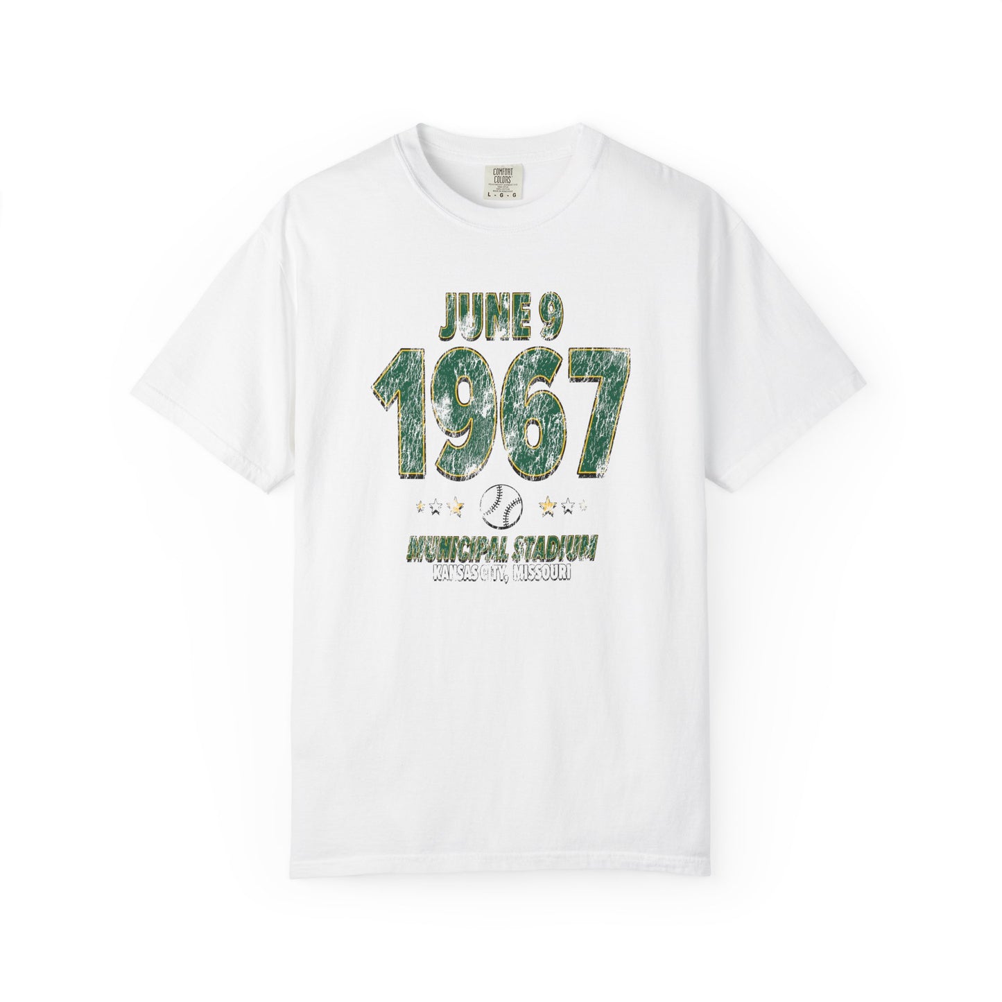 Oakland Baseball – June 9, 1967 – Comfort Colors (Black & White)