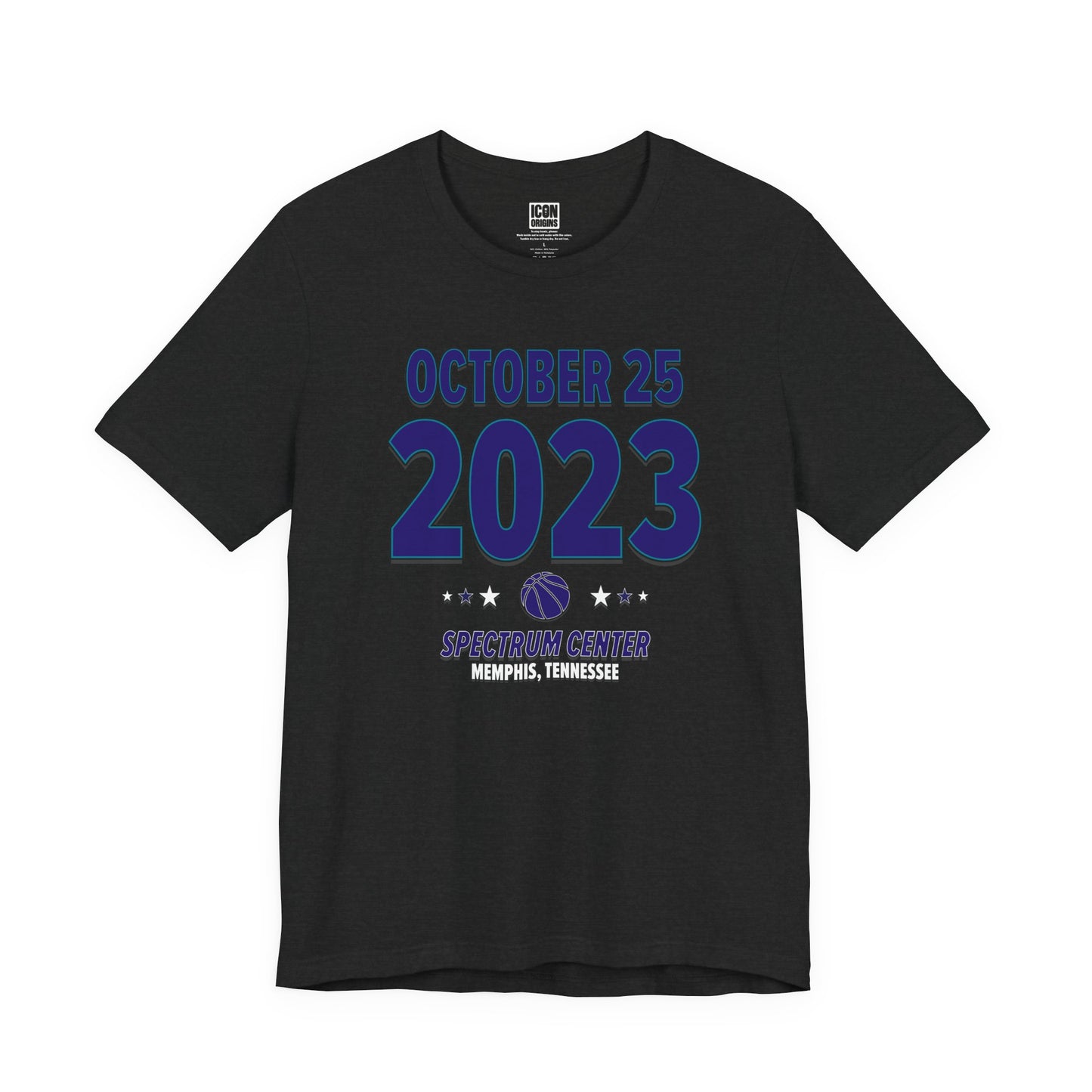 Charlotte Basketball – October 25, 2023 – Origin Tee (Black & White)