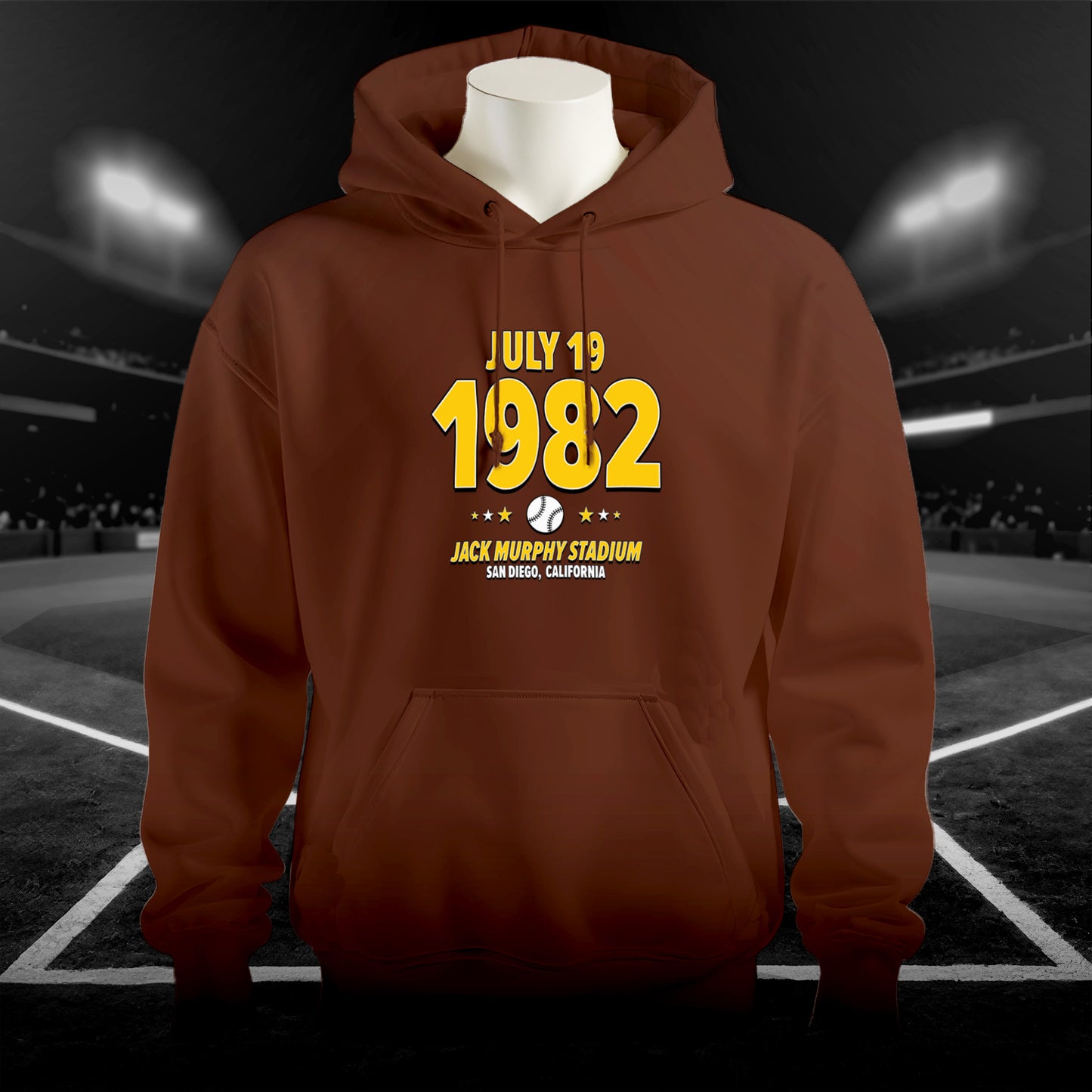 San Diego Baseball – July 19, 1982 – Hoodie