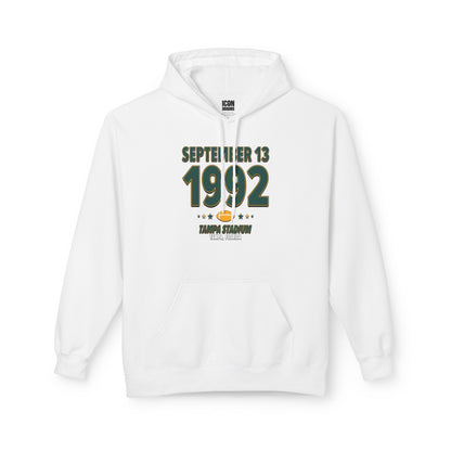 Green Bay Football – September 13, 1992 – Hoodie (Black & White)