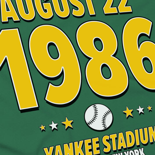 Oakland Baseball – August 22, 1986 – Origin Tee