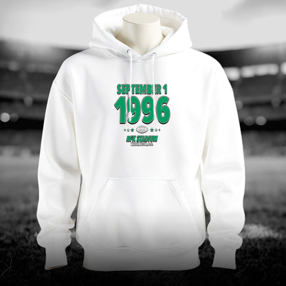 Philadelphia Football – September 1, 1996 – Hoodie (Black & White)
