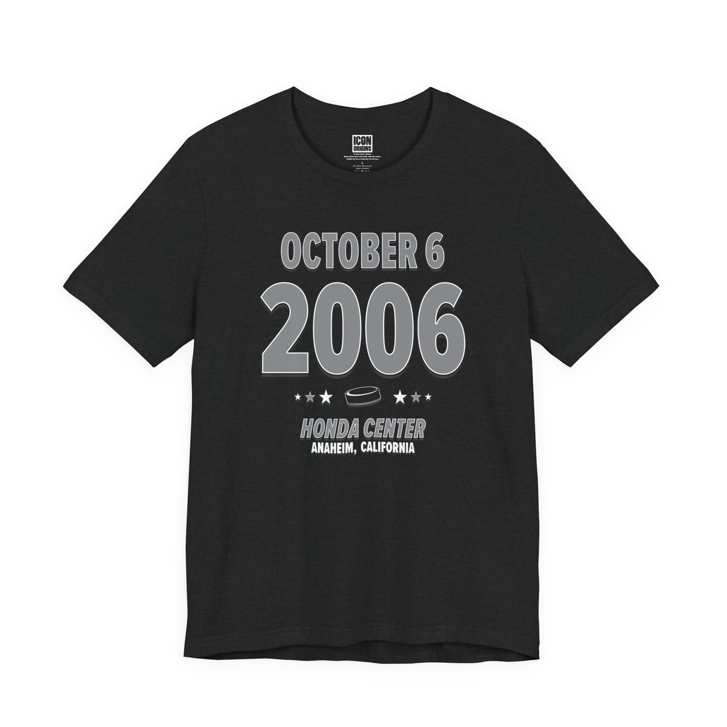 Los Angeles Hockey – October 6, 2006 – Origin Tee (Black & White)