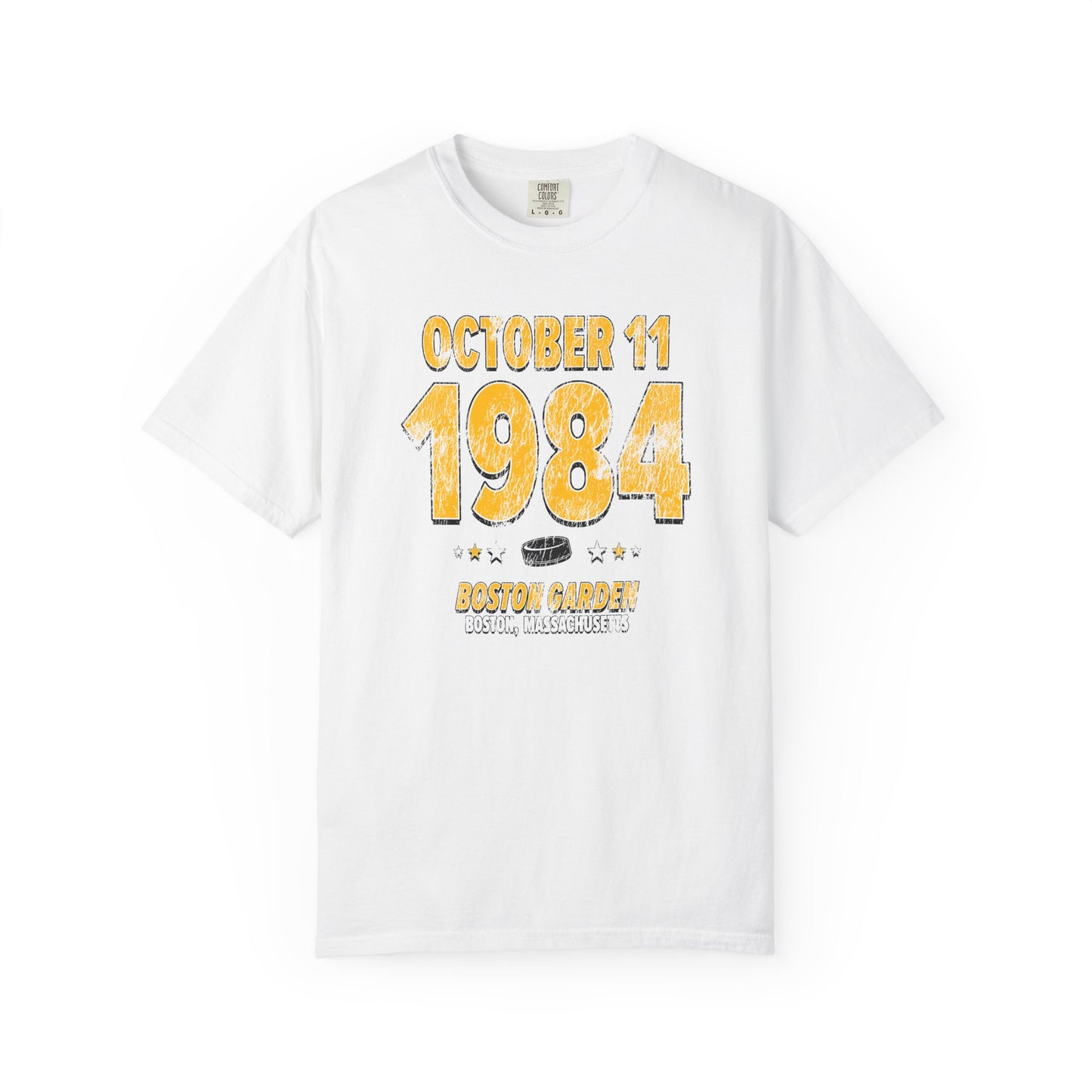 Pittsburgh Hockey – October 11, 1984 – Comfort Colors (Black & White)