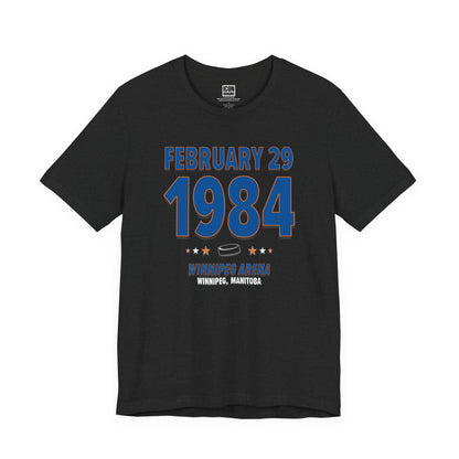 New York Hockey – February 29, 1984 – Origin Tee (Black & White)