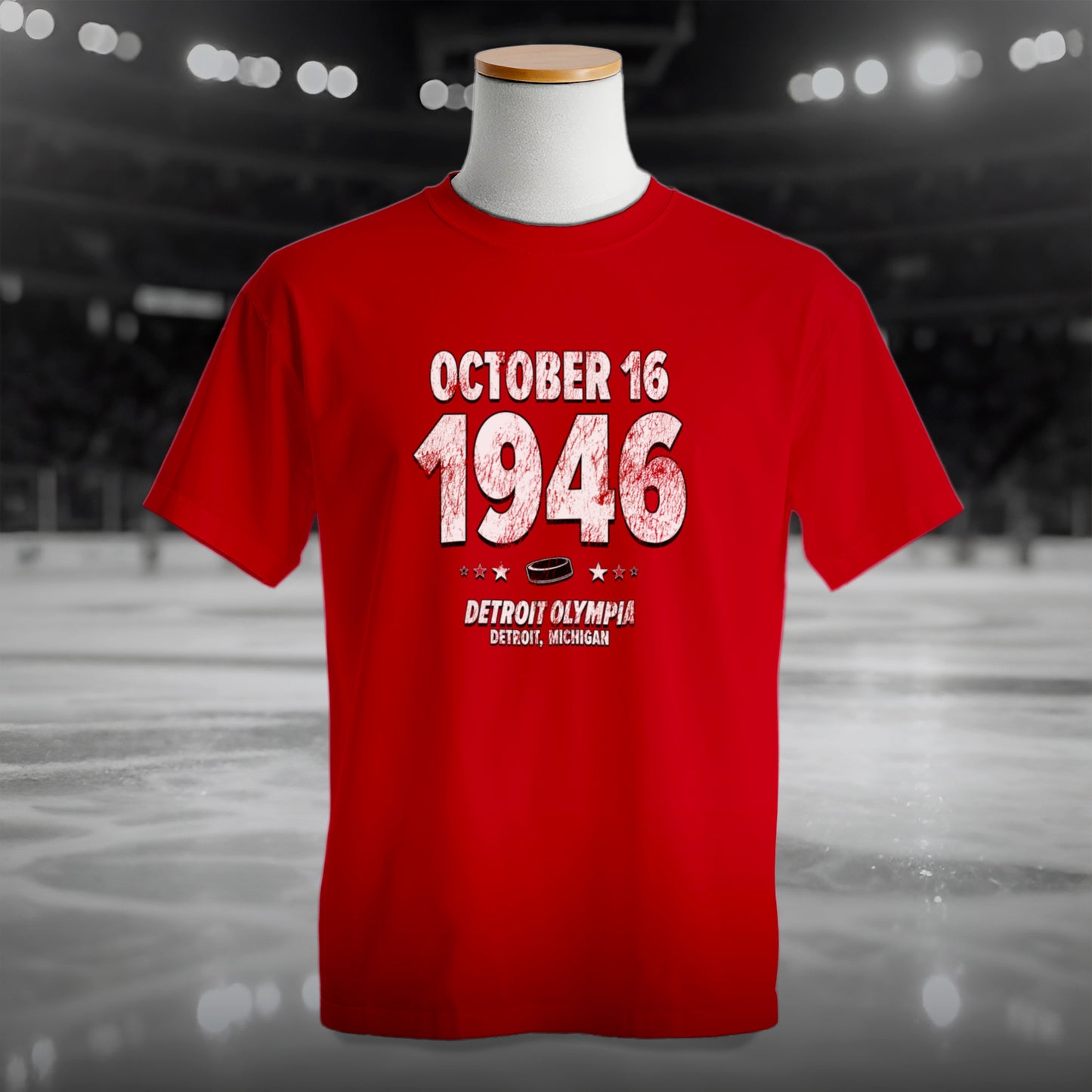 Detroit Hockey – October 16, 1946 – Comfort Colors