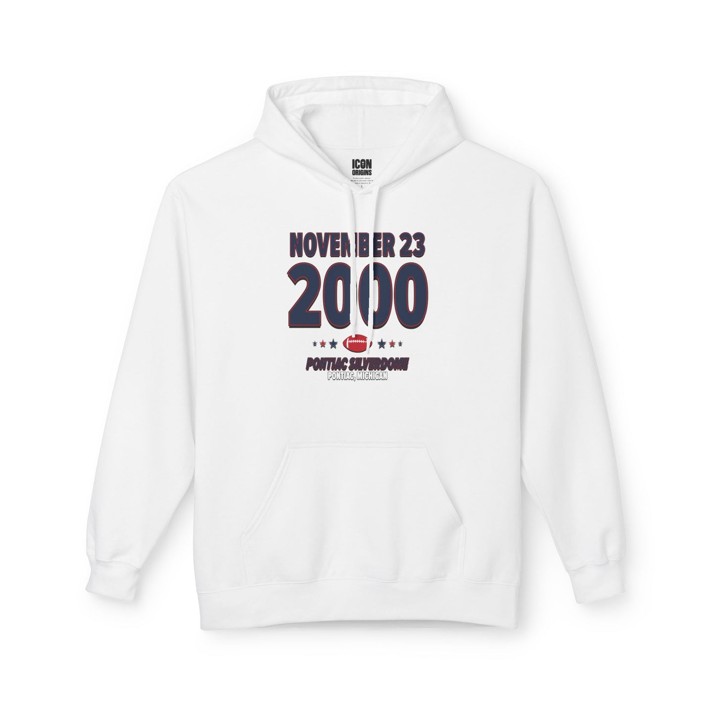 New England Football – November 23, 2000 – Hoodie (Black & White)