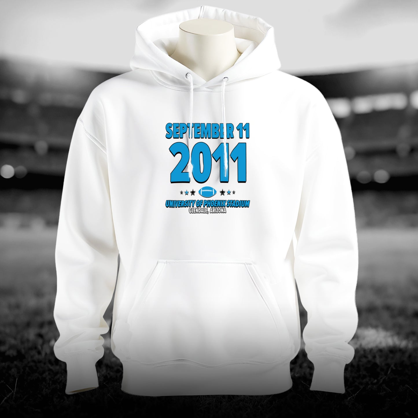 Carolina Football – September 11, 2011 – Hoodie (Black & White)