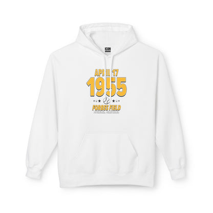 Pittsburgh Baseball – April 17, 1955 – Hoodie (Black & White)