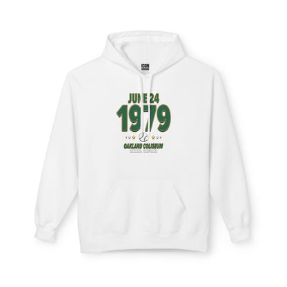 Oakland Baseball – June 24, 1979 – Hoodie (Black & White)