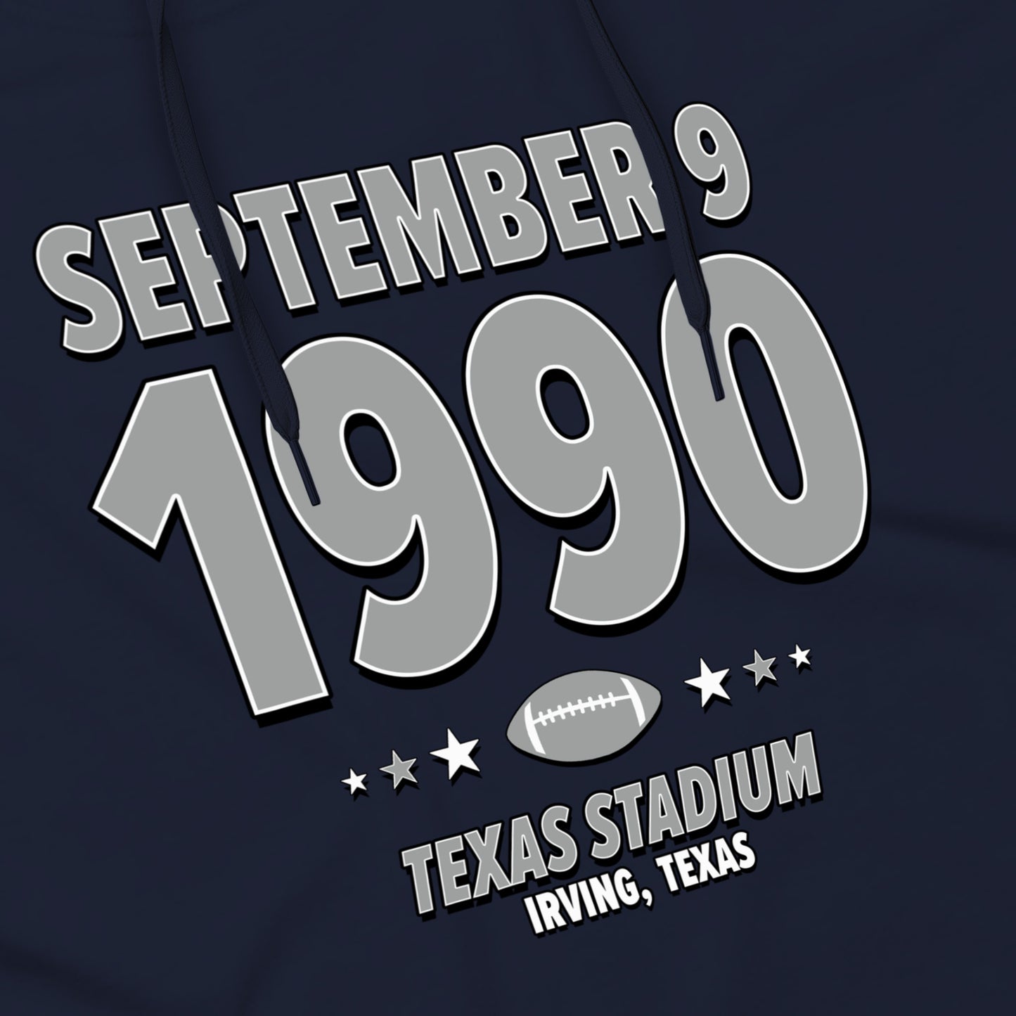 Dallas Football – September 9, 1990 – Hoodie