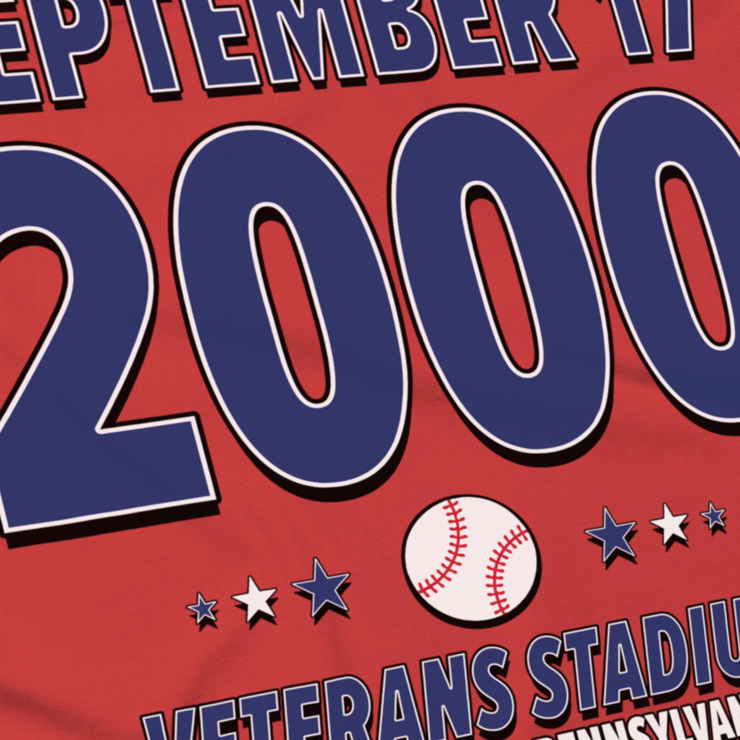 Philadelphia Baseball – September 17, 2000 – Origin Tee