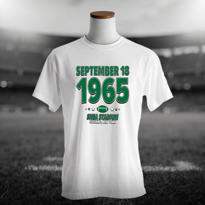 New York Football – September 18, 1965 – Origin Tee (Black & White)