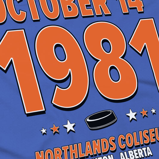 Edmonton Hockey – October 14, 1981 – Origin Tee