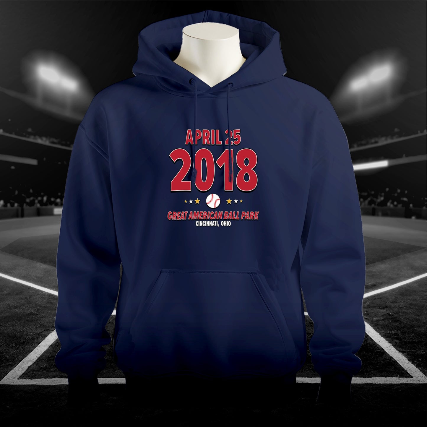 Atlanta Baseball – April 25, 2018 – Hoodie