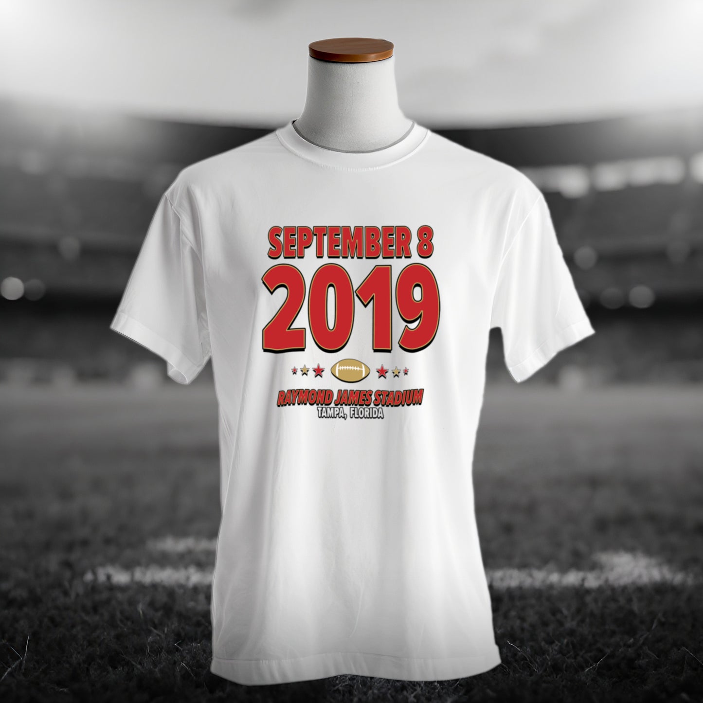 San Francisco Football – September 8, 2019 – Origin Tee (Black & White)