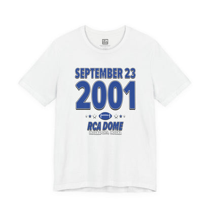 Indianapolis Football – September 23, 2001 – Origin Tee (Black & White)
