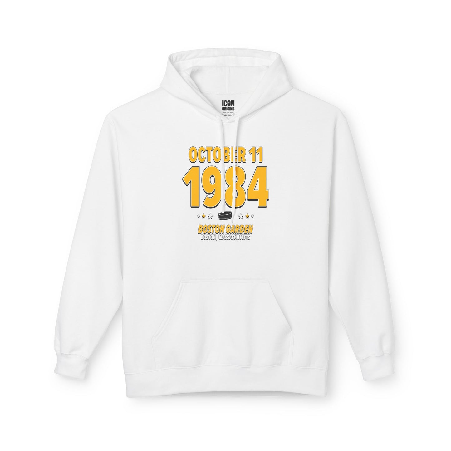 Pittsburgh Hockey – October 11, 1984 – Hoodie (Black & White)