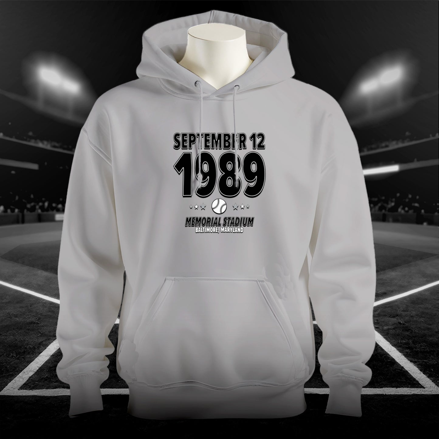 Chicago Baseball – September 12, 1989 – Hoodie