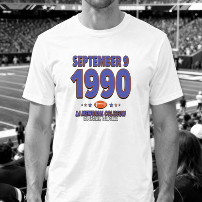 Denver Football – September 9, 1990 – Origin Tee (Black & White)