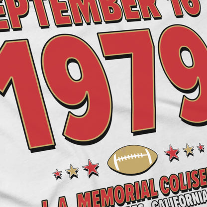 San Francisco Football – September 16, 1979 – Origin Tee (Black & White)