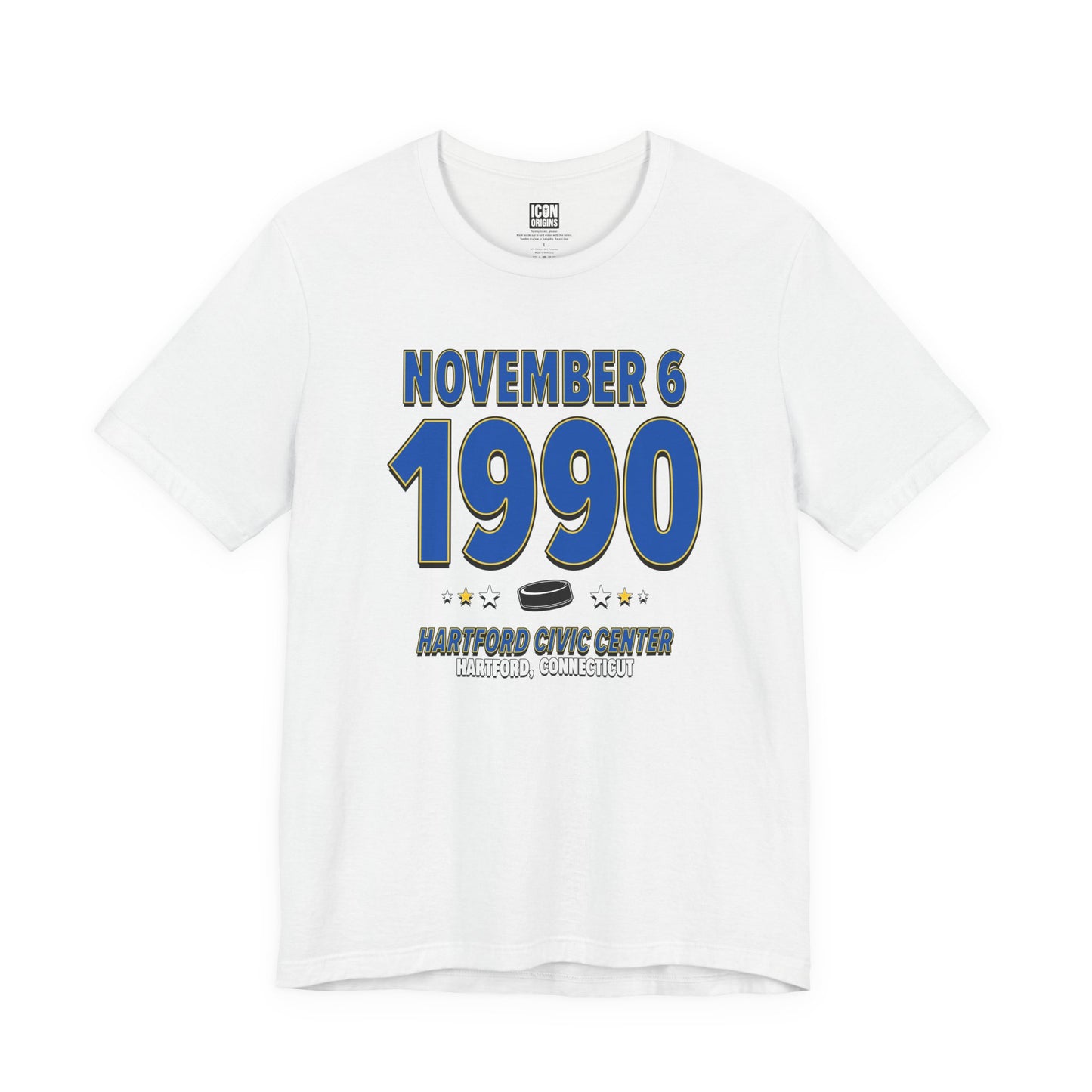 Buffalo Hockey – November 6, 1990 – Origin Tee (Black & White)
