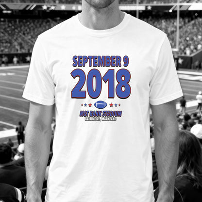 Buffalo Football – September 9, 2018 – Origin Tee (Black & White)