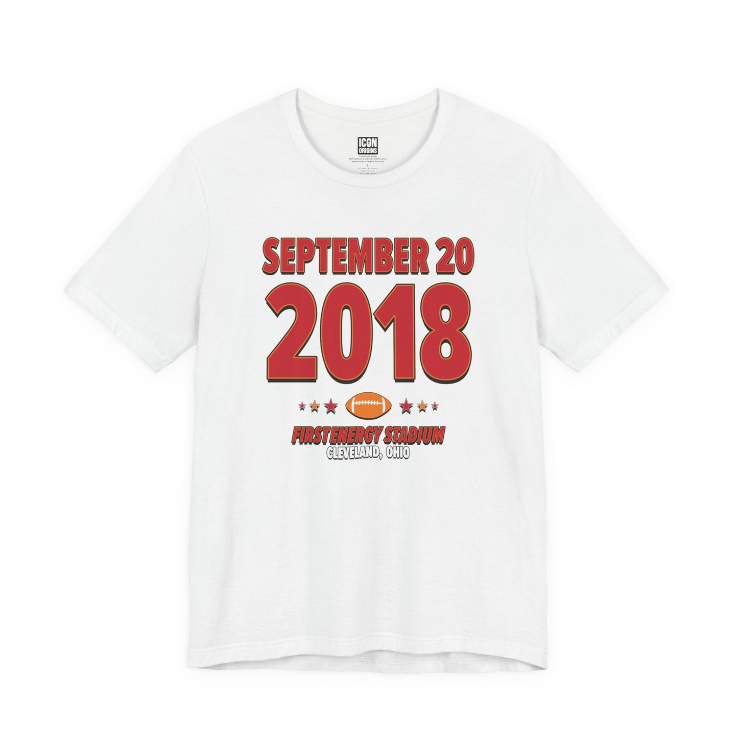 Tampa Bay Football – September 20, 2018 – Origin Tee (Black & White)