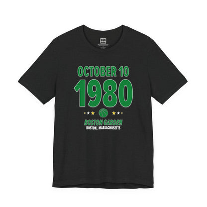 Boston Basketball – October 10, 1980 – Origin Tee (Black & White)