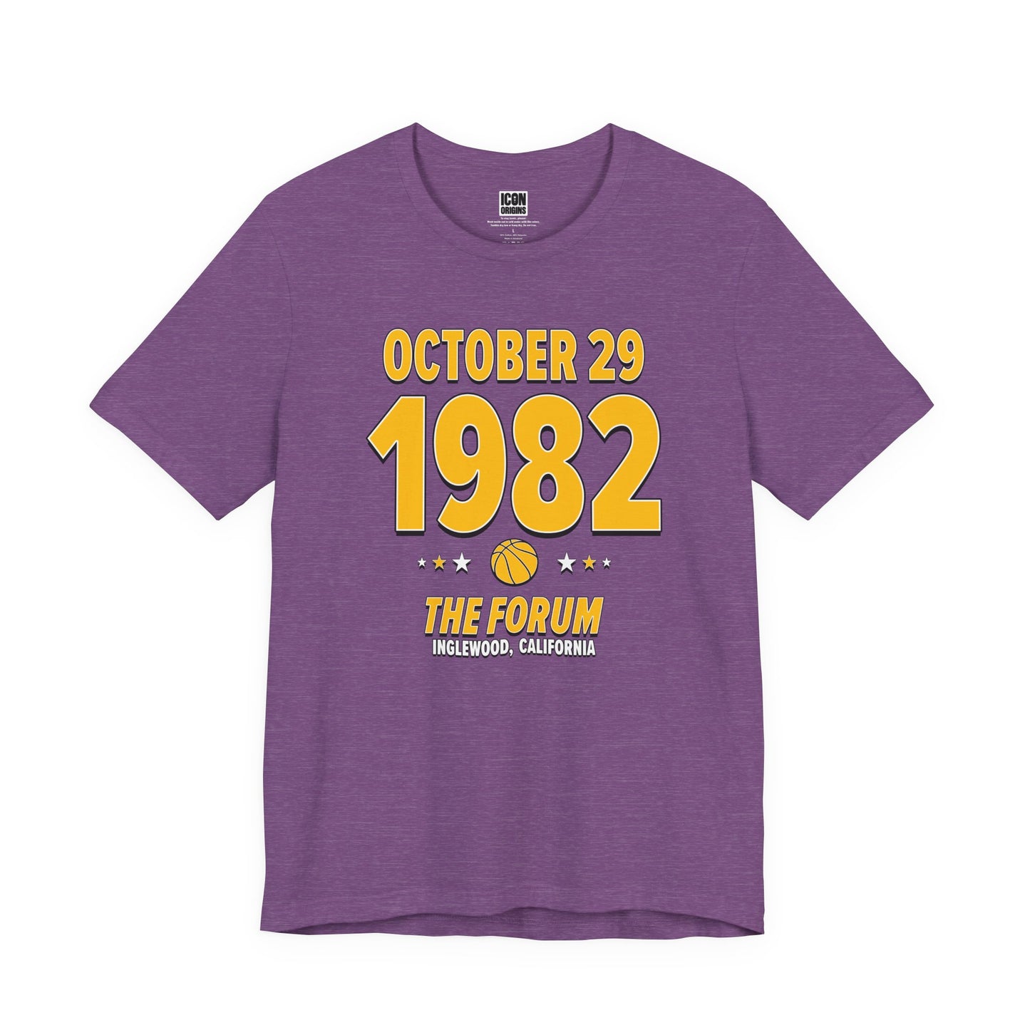 Los Angeles Basketball – October 29, 1982 – Origin Tee