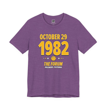 Los Angeles Basketball – October 29, 1982 – Origin Tee