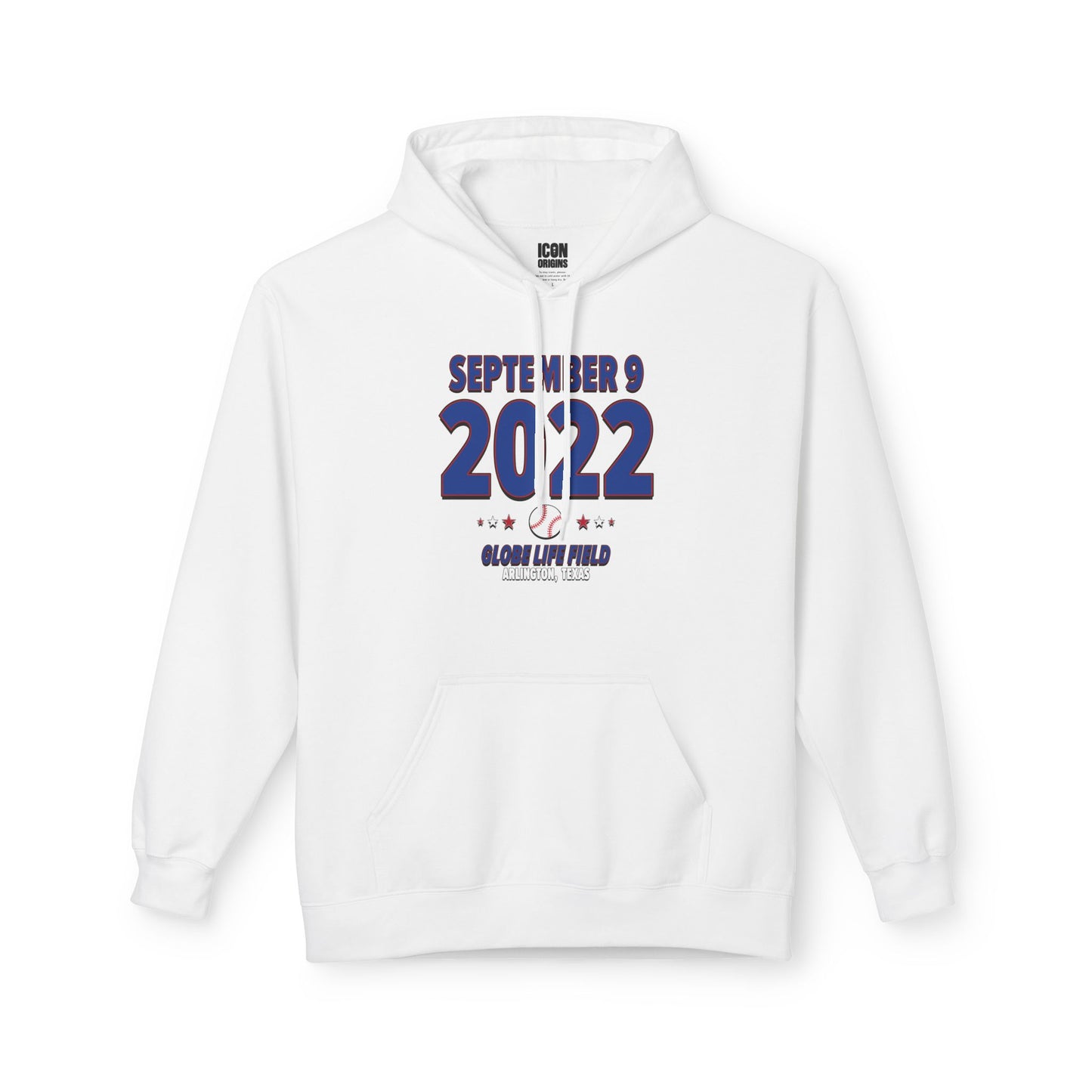Texas Baseball – September 9, 2022 – Hoodie (Black & White)
