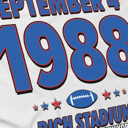 Buffalo Football – September 4, 1988 – Origin Tee (Black & White)