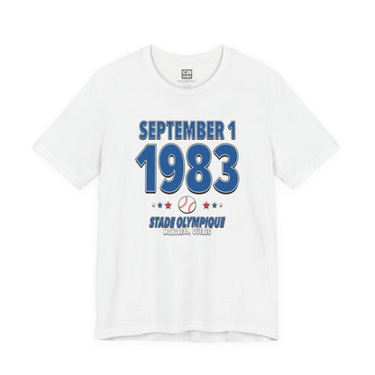 Los Angeles Baseball – September 1, 1983 – Origin Tee (Black & White)