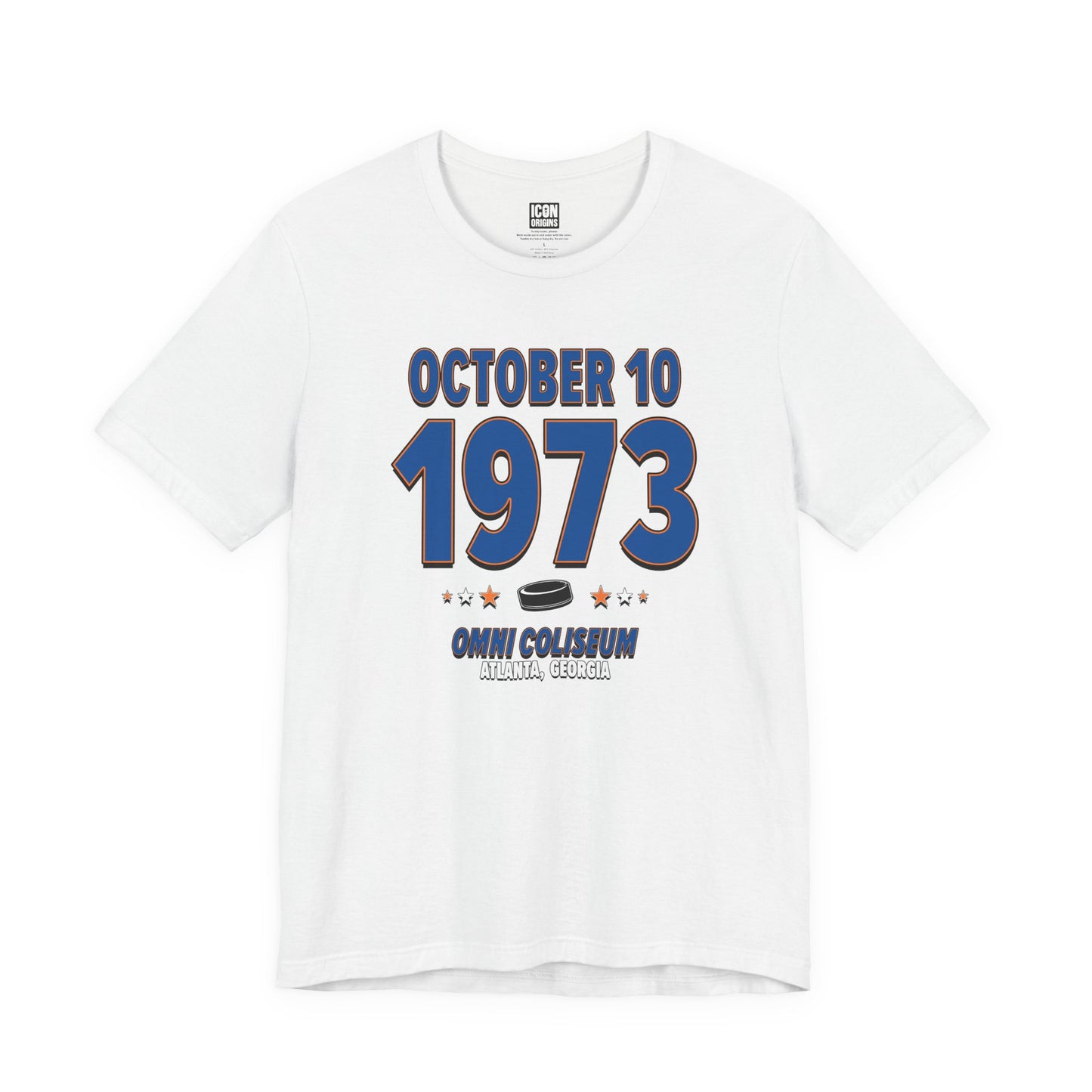 New York Hockey – October 10, 1973 – Origin Tee (Black & White)