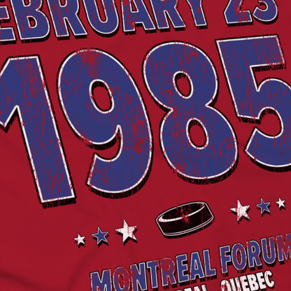 Montreal Hockey – February 23, 1985 – Comfort Colors