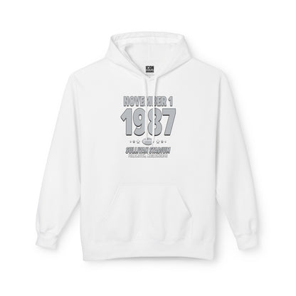 Los Angeles Football – November 1, 1987 – Hoodie (Black & White)