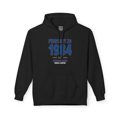 New York Hockey – February 29, 1984 – Hoodie (Black & White)
