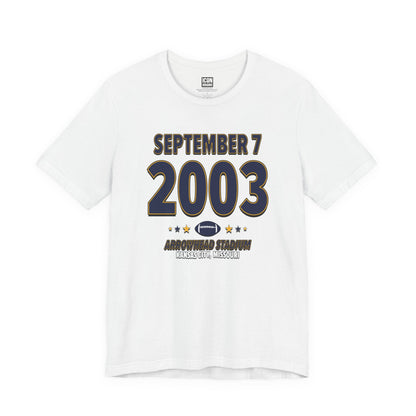 San Diego Football – September 7, 2003 – Origin Tee (Black & White)